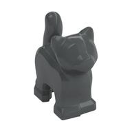 Animal, Cat, Kitten, Short Tail [Plain] (Dark Bluish Gray)