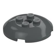 Dish 4 x 4 with 4 Studs (Dark Bluish Gray)