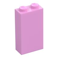 Brick 1 x 2 x 3 with Bottom Stud Holder (Bright Pink)