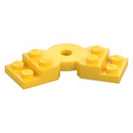 Plate Angled 2 x 2 with Step and Hole in Center (Yellow)