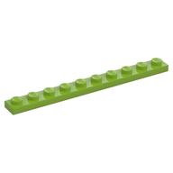 Plate 1 x 10 (Lime)