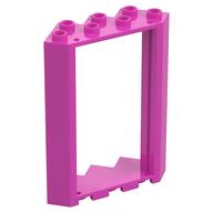 Door Frame 4 x 4 x 6 Corner (Dark Pink)