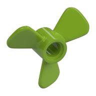 Propeller 3 Blade 3 Diameter with Pin Hole (Lime)