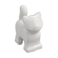 Animal, Cat, Kitten, Short Tail [Plain] (White)