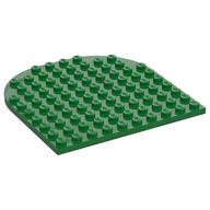 Plate 10 x 10 with Rounded End (Green)