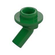 Bar, Angled with 1 x 1 Round Plate / Stud on End (Green)