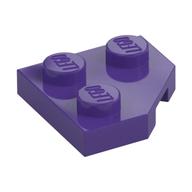 Wedge Plate 2 x 2 Cut Corner (Dark Purple)