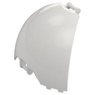 Panel Curved, Quarter, with Bars at Each End (White)