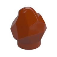 Rock 1 1/3 x 1 1/3 x 1 (Dark Orange)