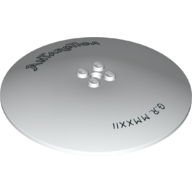 Dish 10 x 10 Inverted [Radar] with 'Antarctica' and 'G.R. MMXXII' Print (White)