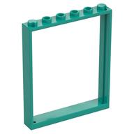 Door Frame 1 x 6 x 6 (Dark Turquoise)