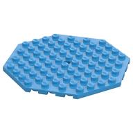 Plate Special 10 x 10 Octagonal with Hole (Dark Azure)