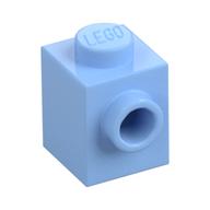 Brick Special 1 x 1 with Stud on 1 Side (Bright Light Blue)