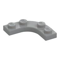Plate Round Corner 3 x 3 with 2 x 2 Round Cutout (Light Bluish Gray)