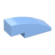 Brick Curved 3 x 1 No Studs (Bright Light Blue)