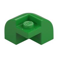 Brick Round, Curved 2 x 2 x 1 1/3, Corner (Bright Green)