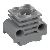 Technic Engine Cylinder without Side Slots, with Bottom Slots (Light Bluish Gray)