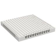 Brick Special 16 x 16 x 1 1/3 with Pin Holes (White)