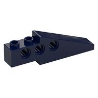 Technic Slope Long 1 x 6 with 3 Pin Holes (Dark Blue)
