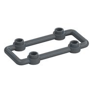 Lattice 3 x 6 Module with Studs (Flat Silver)