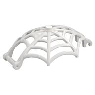 Insect Accessory, Spider Web, Dome Shaped with Bar, Clips (White)