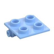 Hinge Brick 2 x 2 Top Plate Thin (Bright Light Blue)