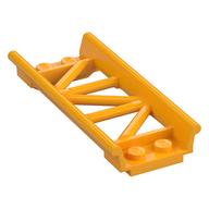 Vehicle Track, Roller Coaster Straight 8L (Bright Light Orange)