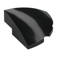 Brick Round Corner, Curved 3 x 3 x 1 Quarter Circle (Black)