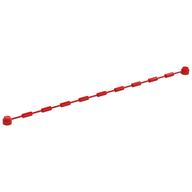 String with End Studs and Minifig Grips 21L (Red)