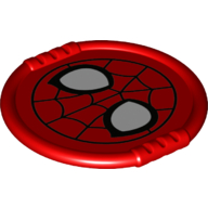 Duplo Disk with Spider-man Face Print (Red)