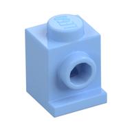 Brick Special 1 x 1 with Headlight (Bright Light Blue)