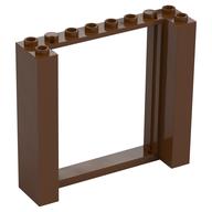 Door Frame Double 2 x 8 x 6 (Reddish Brown)