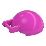 Windscreen 4 x 4 x 1 2/3 Canopy Half Sphere with Handle (Dark Pink)