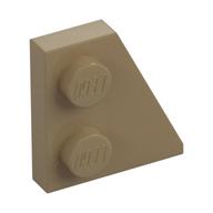 Wedge Plate 2 x 2 Right (Dark Tan)