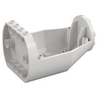 Aircraft Fuselage Curved Forward 6 x 9 x 4 1/3 Bottom (White)