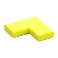 Tile 2 x 2 Corner (Vibrant Yellow)
