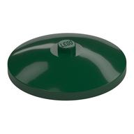 Dish 4 x 4 Inverted [Radar] (Dark Green)