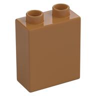 Duplo Brick 1 x 2 x 2 with Bottom Tube (Medium Nougat)