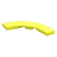 Tile 4 x 4 Curved, Macaroni (Vibrant Yellow)