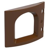 Duplo Door / Window, Castle (Reddish Brown)