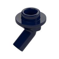 Bar, Angled with 1 x 1 Round Plate / Stud on End (Dark Blue)