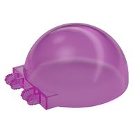 Windscreen 6 x 6 x 3 Dome with Dual 2 Fingers (Trans-Dark Pink)