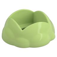 Duplo Round Rock / Bush / Space Crater 4 x 4 x 1.5 with 2 x 2 Hole (Yellowish Green)