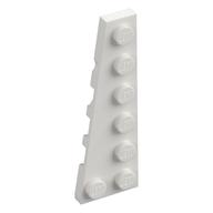 Wedge Plate 6 x 2 Left (White)