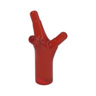 Bar 1L / Stem with 3 Sprouts/Prongs (Trans-Red)