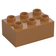 Duplo Brick 2 x 3 (Medium Nougat)
