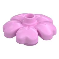 Duplo Plant, Flower with 1 Top Studs (Bright Pink)