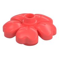 Duplo Plant, Flower with 1 Top Studs (Coral)