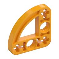 Technic Beam 3 x 3 L-Shape with Quarter Ellipse Thin (Bright Light Orange)
