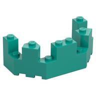 Castle Turret Top 4 x 8 x 2 1/3 (Dark Turquoise)